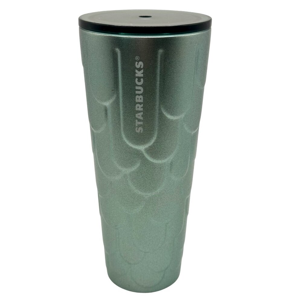 Starbucks Stainless‎ Steel Mermaid Tails 24 Ounce Tumbler Double Wall Venti Rare